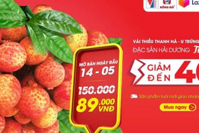 Đã có giải pháp giữ vị tươi ngon khi vải thiều lên chợ online