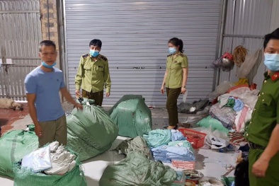 Phát hiện 1000 chiếc áo chống nắng giả mạo nhãn hiệu 