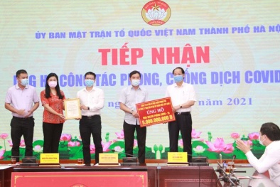 Hà Nội tiếp nhận hơn 26,7 tỷ đồng ủng hộ phòng, chống dịch Covid-19