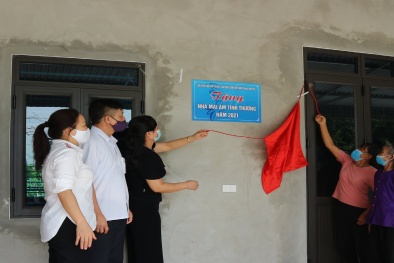 Chất lượng Việt Nam Online cùng Hội LHPN Thái Nguyên khánh thành, bàn giao Nhà mái ấm tình thương 