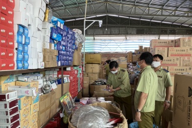 Phát hiện kho hàng trên 8.000 sản phẩm gia dụng vi phạm nhãn hàng hóa