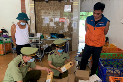 Phát hiện 470 bao thuốc lá điếu không rõ nguồn gốc tại một đơn vị bưu chính ở Hà Giang