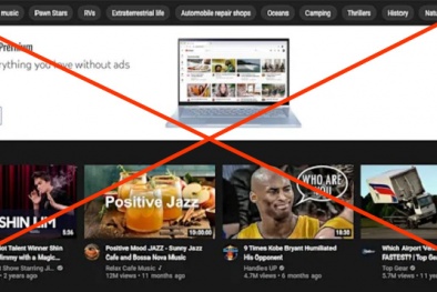 Youtube cấm nhiều loại hình quảng cáo ở đầu trang chủ