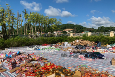 Nhiều hàng giả, hàng vi phạm quyền sở hữu trí tuệ bị tiêu hủy