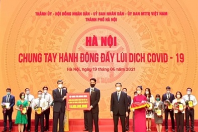 Tập đoàn Tân Hoàng Minh ủng hộ 20 tỷ đồng, quyết tâm cùng TP.Hà Nội đẩy lùi dịch Covid-19