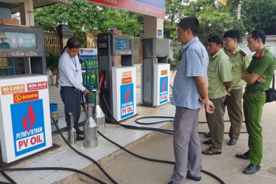 Xử phạt 4 cơ sở kinh doanh xăng dầu vi phạm số tiền 110 triệu đồng