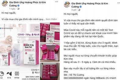 Yêu cầu gỡ các sản phẩm kit test nhanh COVID-19 rao bán trên website thương mại điện tử