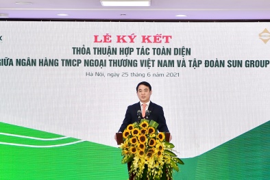 Vietcombank và Tập đoàn Sun Group ký kết thỏa thuận hợp tác toàn diện