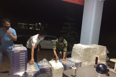 Tây Ninh: Ngăn chặn 2 vụ vận chuyển 14.000 gói thuốc lá ngoại nhập lậu trong 1 đêm