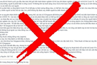 Bác bỏ thông tin COVID-19 bị nhiễm phóng xạ gây đông máu