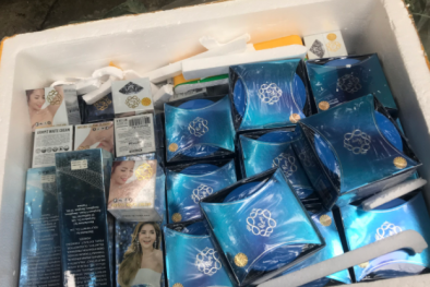 Chặn đứng lượng lớn serum dưỡng da, dung dịch đắp mặt tinh chất không hóa đơn chứng từ