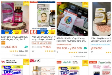 Cẩn trọng với Collagen 'xịn' gắn mác hàng xách tay kinh doanh trên mạng