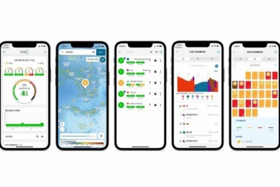 Phát triển ứng dụng 'né’ ô nhiễm khi đi đường 