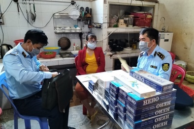 Buôn bán thuốc lá nhập lậu, một hộ kinh doanh bị xử phạt 20 triệu đồng
