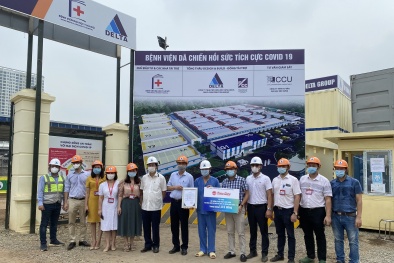 Rạng Đông tài trợ hệ thống chiếu sáng 1,8 tỷ đồng cho bệnh viện dã chiến tại Hà Nội