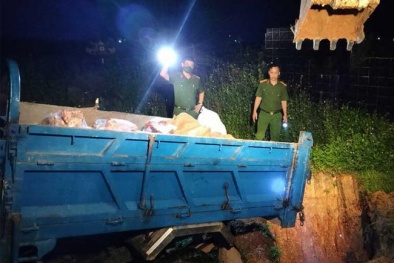 Phát hiện 1,5 tấn thịt lợn không rõ nguồn gốc, nhiễm virus dịch tả lợn châu Phi