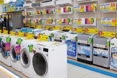 Hàng loạt siêu thị điện máy 'xả hàng' nhưng vẫn 'ế'