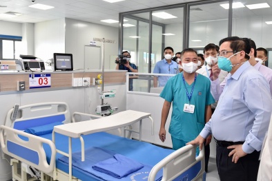 Cận cảnh hệ thống chiếu sáng tại bệnh viện 500 giường điều trị Covid-19 hiện đại nhất Hà Nội