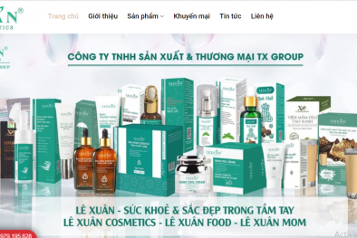Mỹ phẩm thiên nhiên Lê Xuân quảng cáo 'thổi phồng' công dụng?