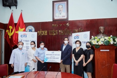 Citi Việt Nam trao tặng gói thiết bị y tế hơn 1 tỷ đồng cho bệnh viện Thống Nhất
