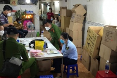 TP.HCM: Phát hiện lượng lớn khẩu trang, cồn sát khuẩn dấu hiệu giả mạo