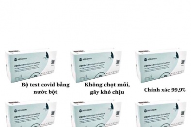 Rao bán kít test nhanh Covid-19 bằng nước bọt: Người tiêu dùng cần thận trọng
