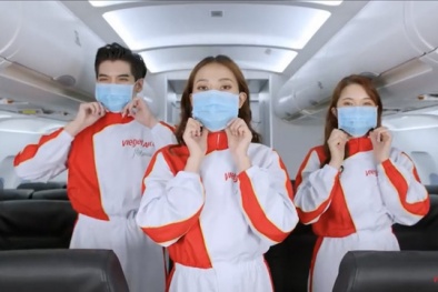 Mở lại 7 đường bay từ 10/10, Vietjet sẵn sàng đón khách trên các chuyến bay xanh, an toàn