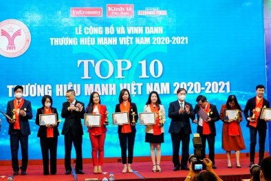 Techcombank được vinh danh Top 10 Thương hiệu mạnh Việt Nam 2021