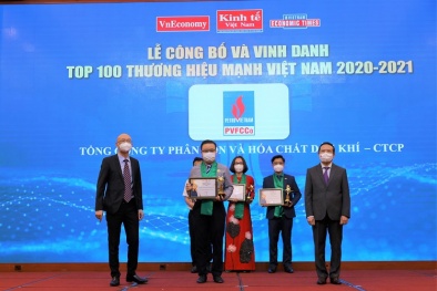 Đạm Phú Mỹ được vinh danh Top 100 Thương hiệu mạnh Việt Nam 2020 - 2021