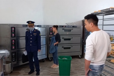 Xử phạt cơ sở sản xuất bánh ngọt vi phạm về an toàn thực phẩm
