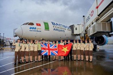 Bamboo Airways công bố đường bay thẳng Việt - Anh
