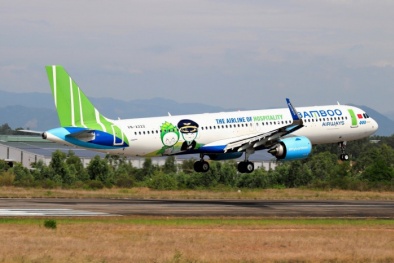 Bamboo Airways tiếp tục giữ 'ngôi vương' bay đúng giờ trong 10 tháng năm 2021