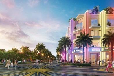 Không gian đậm chất Miami tại thành phố nghỉ dưỡng đa sắc màu Sun Riverside Village