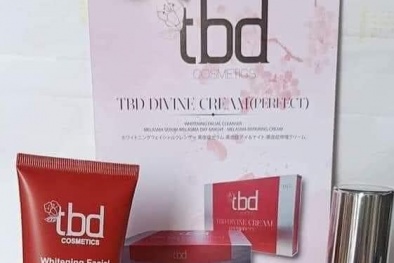 Bộ sản phẩm mỹ phẩm TBD quảng cáo 'thần thánh', mập mờ nguồn gốc xuất xứ