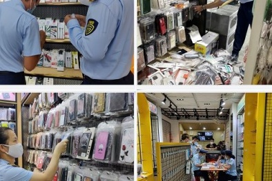 Thu giữ nhiều linh kiện và điện thoại không rõ nguồn gốc xuất xứ tại một số tỉnh miền Trung
