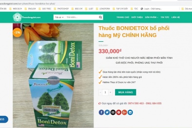 Vén màn chiêu thổi phồng công dụng sản phẩm BoniDetox là ‘thuốc chữa bệnh’, lừa dối người dùng?