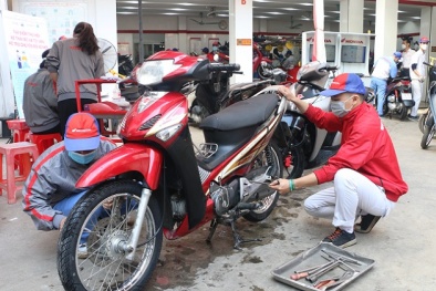 Kết quả bước đầu về thí điểm đo nồng độ khi thải xe máy ở Hà Nội