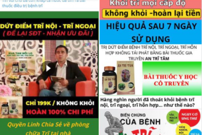 Nghệ sĩ Quyền Linh quảng cáo thực phẩm bảo vệ sức khỏe An Trĩ Tâm như thuốc chữa bệnh