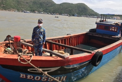 Bình Định: Bắt giữ tàu vận chuyển 9.000 lít dầu DO không rõ nguồn gốc