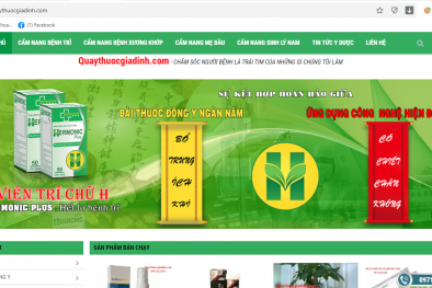 Website quaythuocgiadinh.com 'hô biến' thực phẩm chức năng thành thuốc, có dấu hiệu lừa dối người dùng