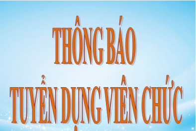 Trung tâm Thông tin - Truyền thông TCĐLCL tổ chức tuyển dụng viên chức năm 2021 