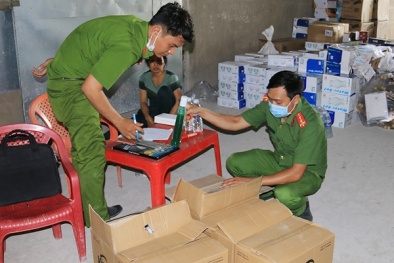 An Giang: Tạm giữ lô hàng hóa lớn không rõ nguồn gốc