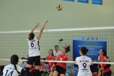 Bóng chuyền nữ Bamboo Airways Vĩnh Phúc thắng liên tiếp tại Vòng chung kết hạng A quốc gia 2021