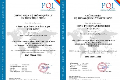 Bánh kẹo Việt Long: Áp dụng tích hợp HTQL kết hợp công cụ NSCL mang lại hiệu quả thiết thực