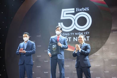 Forbes vinh danh PVCFC Top 50 doanh nghiệp niêm yết tốt nhất Việt Nam năm 2021