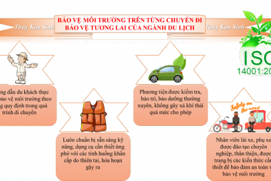 Thủy Sinh Kim áp dụng thành công HTQL ISO 14001 vào hoạt động du lịch