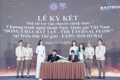 Bamboo Airways bảo trợ vận chuyển hàng không cho đoàn Việt Nam tham dự Triển lãm Thế giới EXPO 2020 Dubai