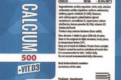 Xuất hiện lô sản phẩm CALCIUM 500 + VIT. D3 có chứa 2-chloroethanol, người dùng cần chú ý gì?