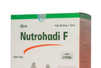 Đồng loạt thu hồi thuốc Nutrohadi F không đạt tiêu chuẩn chất lượng