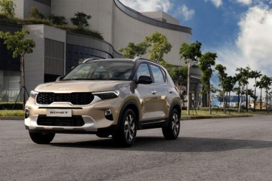 Kia Sonet lộ diện với 4 phên bản, giá chỉ hơn 400 triệu đồng